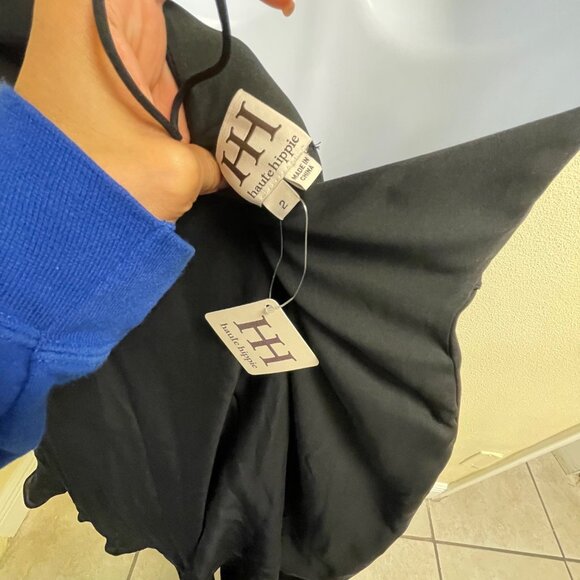 Haute Hippie The Caravan Halter Jumpsuit Black Size 2 - Picture 5 of 9